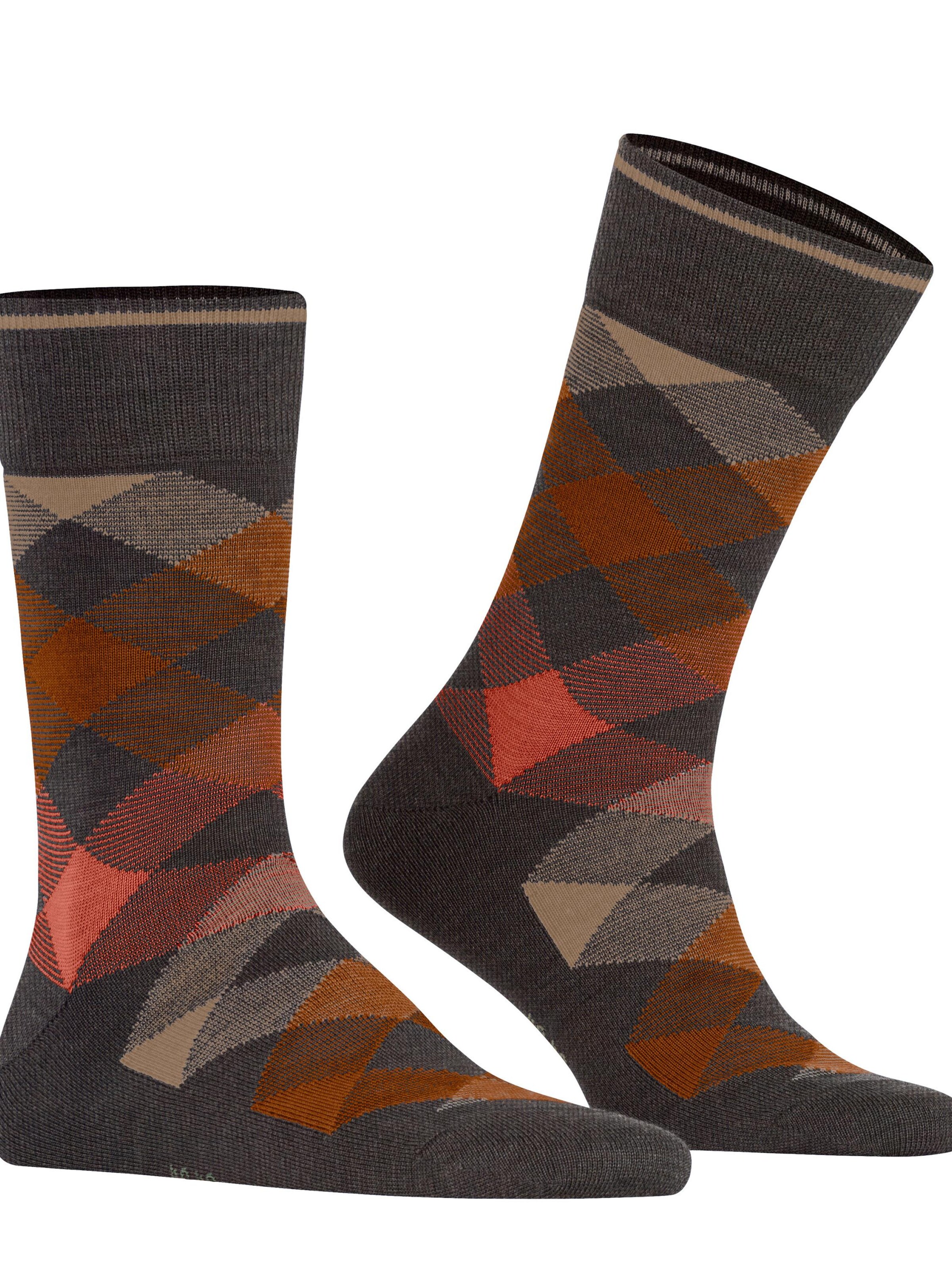 BURLINGTON Socks 'Newcastle' in Brown