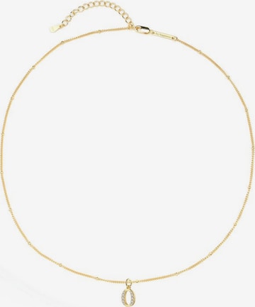 Collana 'Letter O' di Hey Happiness in oro: frontale