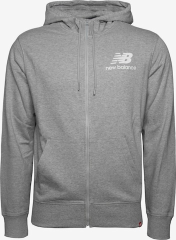 new balance Sweatjacke in Grau: predná strana