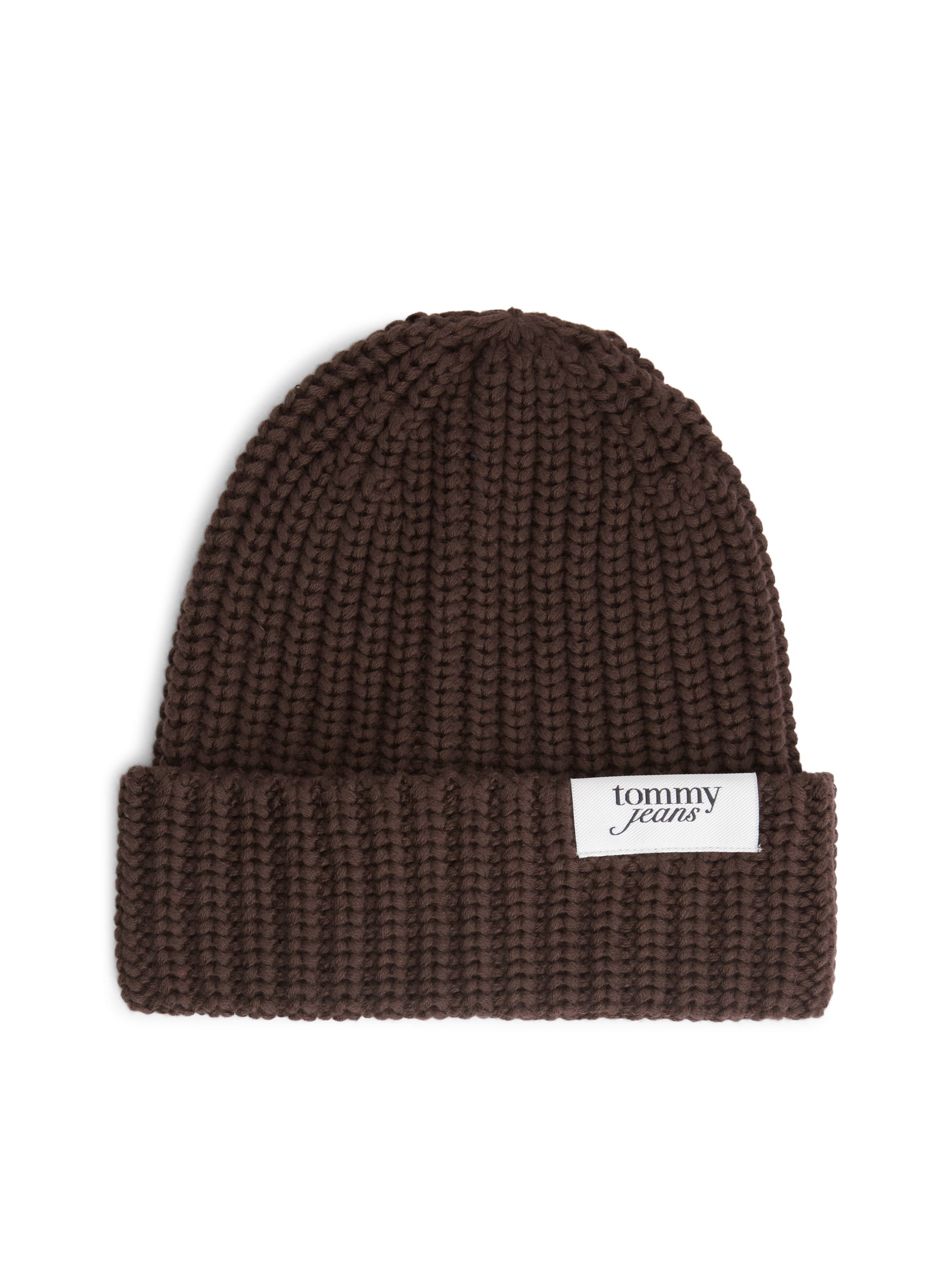 Berretto di Tommy Jeans in marrone: frontale