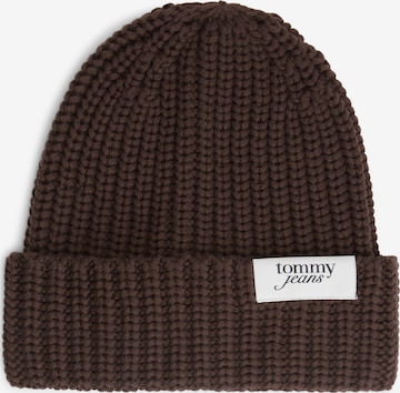 Berretto di Tommy Jeans in marrone: frontale