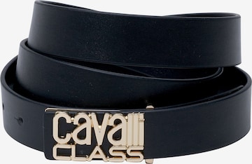 Cintura di Cavalli Class in nero: frontale
