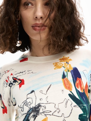 Desigual Svetr – bílá
