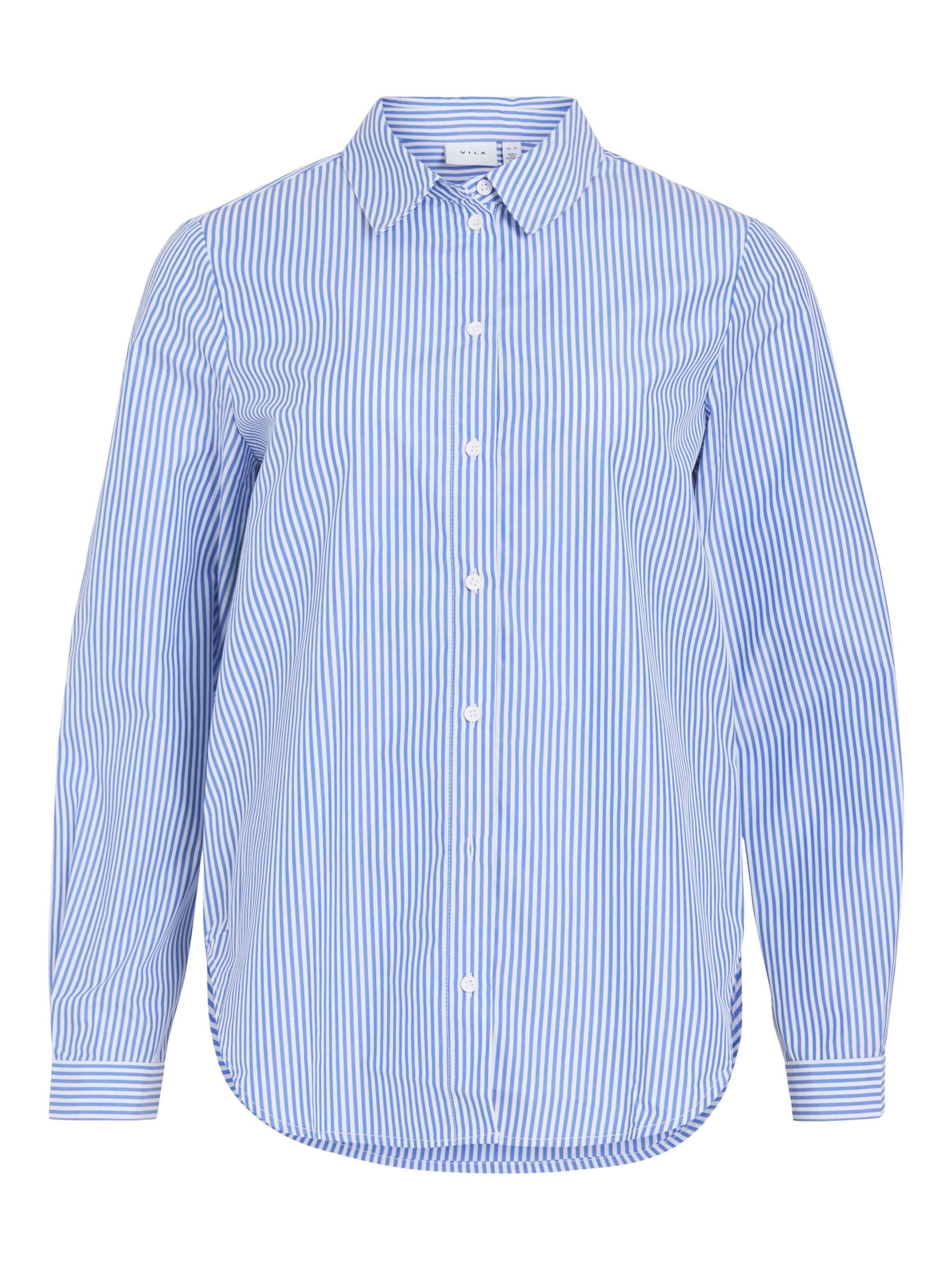 VILA Blouse 'VIDoja' in Blauw: voorkant