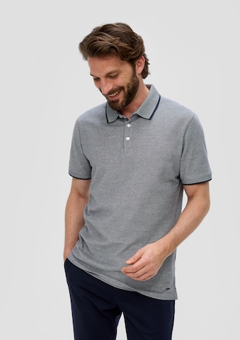 s.Oliver BLACK LABEL Poloshirt in Grau: predná strana