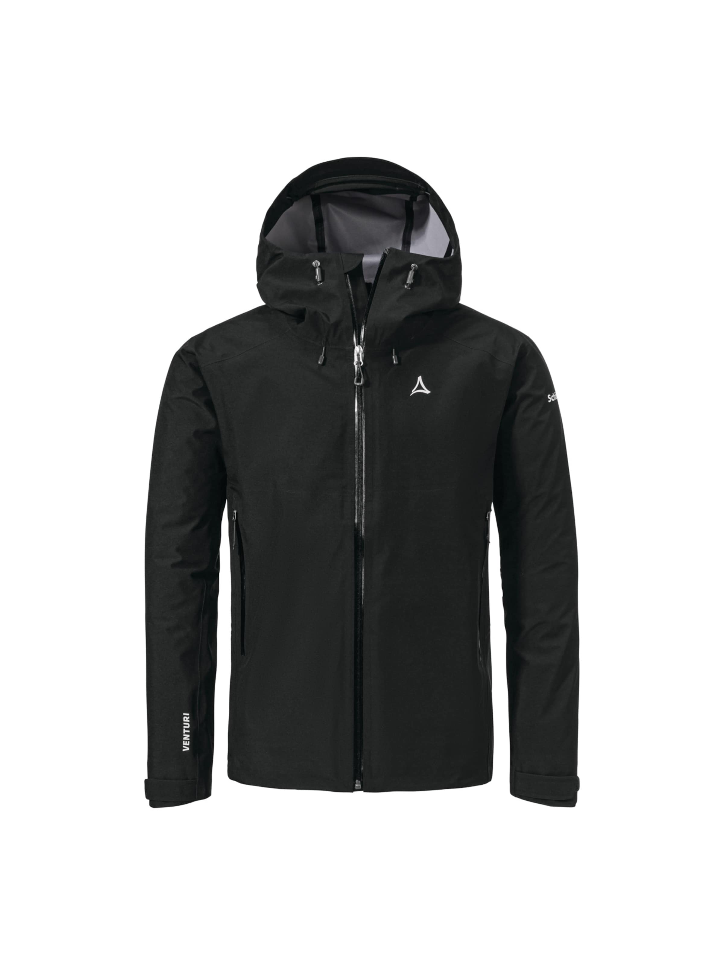 Veste outdoor Schöffel en noir : devant