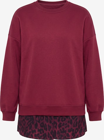 Studio Untold Sweatshirt in Rot: Vorderseite