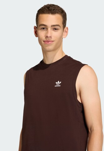 T-Shirt 'Trefoil Essentials' ADIDAS ORIGINALS en marron