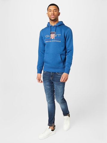 GANT Regular fit Sweatshirt in Blauw