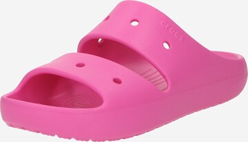 Crocs Pantolette 'Classic v2' in Pink: predná strana