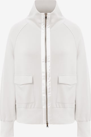 Imily Bela Кофта на молнии в Белый: спереди