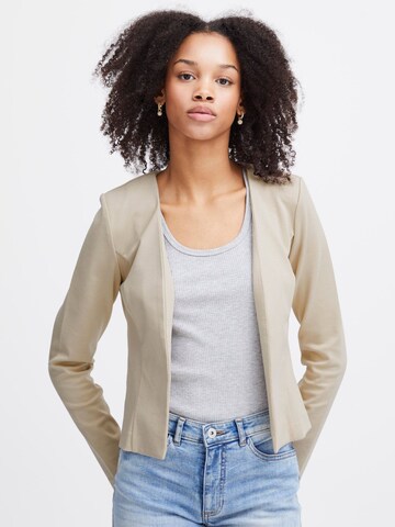 Blazer ' Kate ' di ICHI in beige: frontale