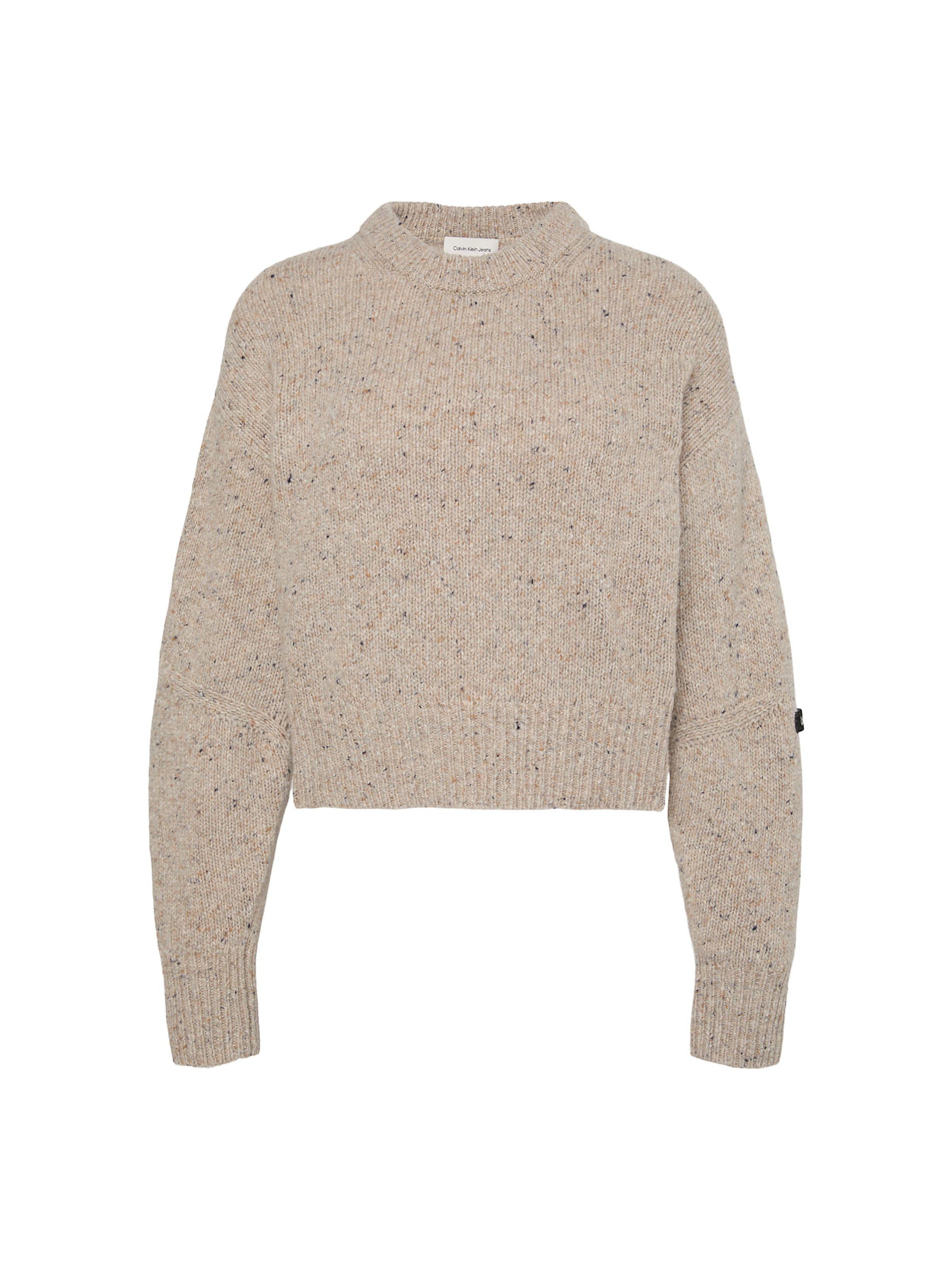 regular Pullover di Calvin Klein Jeans in beige: frontale