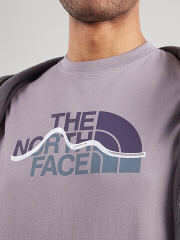 pilka THE NORTH FACE Marškinėliai 'Mountain Line'