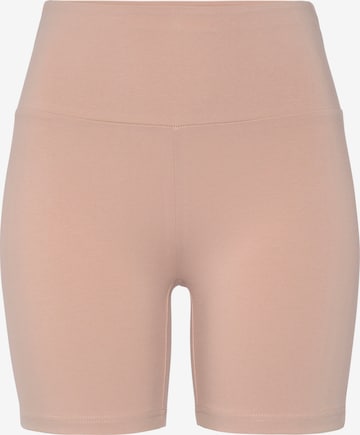 LASCANA Skinny Workout Pants in Orange: front
