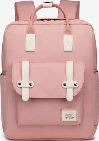 Kono Rucksack in Pink: Vorderseite