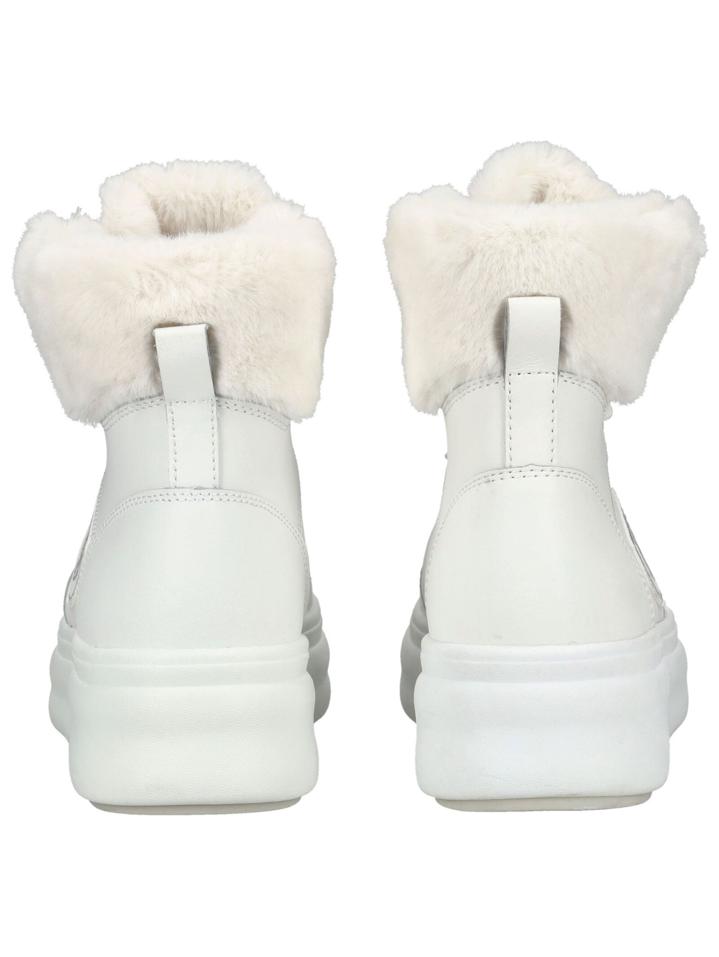 Stivaletto stringato di Blauer.USA in bianco