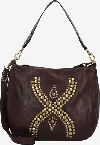 Campomaggi Shoulder Bag in Brown: front