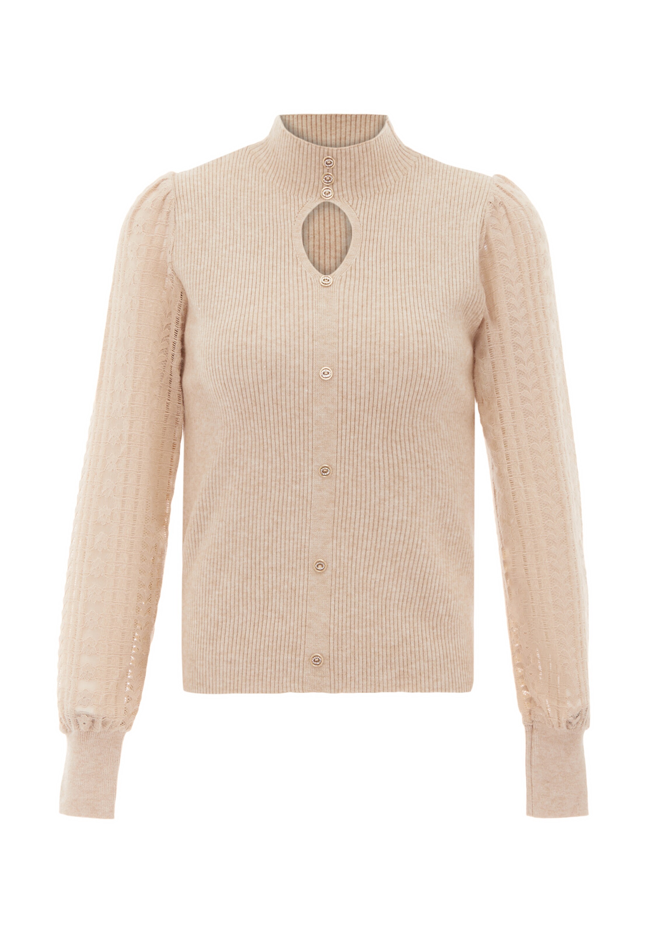 NAEMI Trui in Beige: voorkant