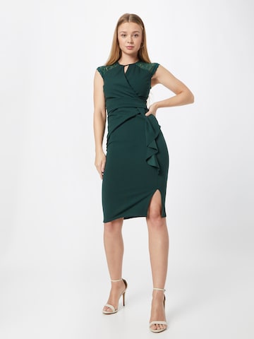 WAL G. Pouzdrové šaty – zelená