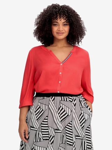 SHEEGO Blouse in Red: front