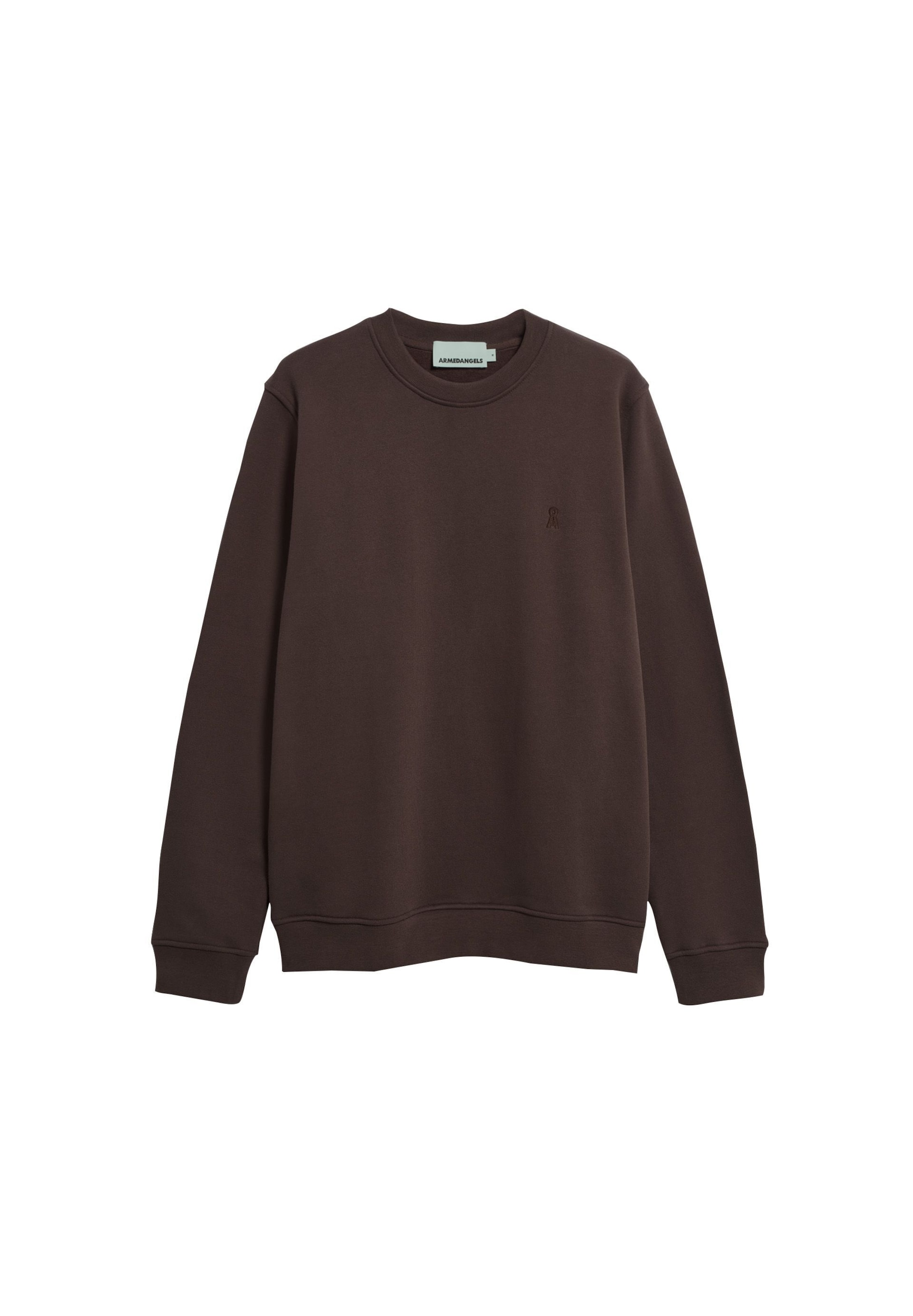 ARMEDANGELS Sweatshirt in Brown: front