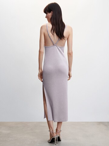 MANGO Cocktail Dress 'Longui' in Purple