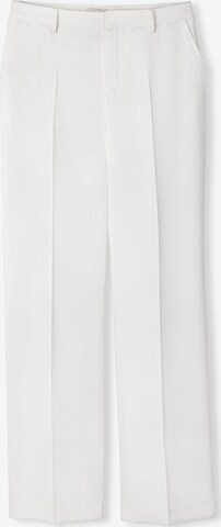 Regular Pantalon à plis Ipekyol en blanc : devant
