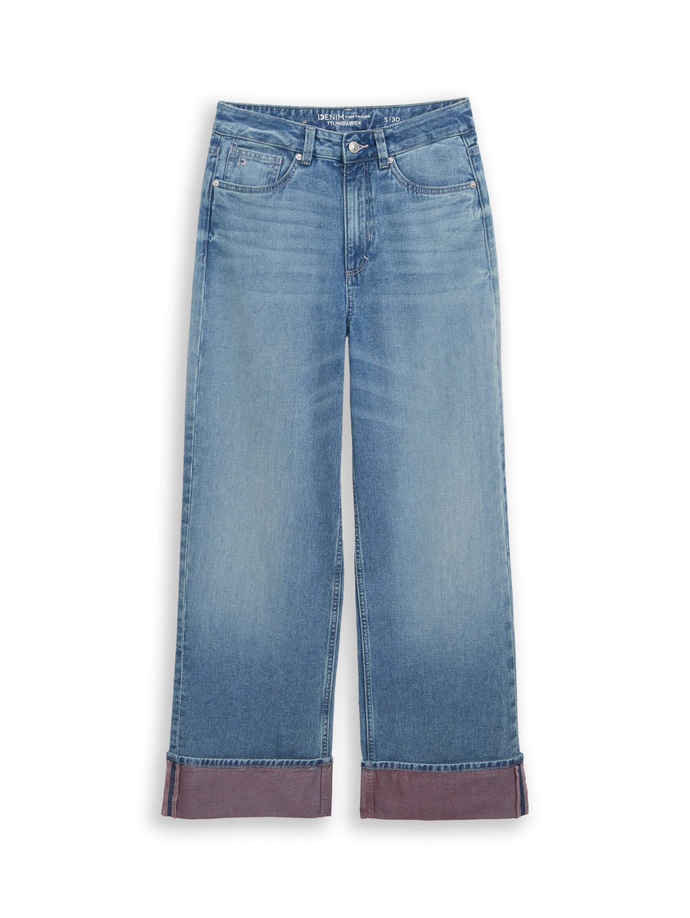 TOM TAILOR DENIM Jeans 'Linou' in de kleur Blauw denim, Productweergave