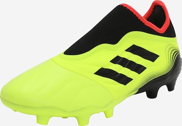 Ghete de fotbal 'Copa Sense.3' de la ADIDAS SPORTSWEAR pe galben: față