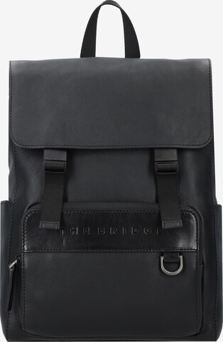 The Bridge Backpack 'Damiano' in Black: front