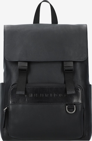 The Bridge Rucksack 'Damiano' in Schwarz: predná strana