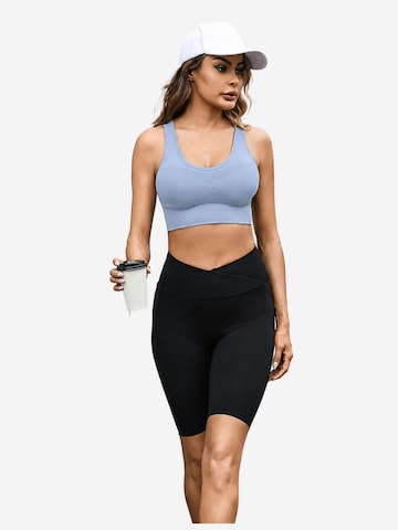 AOTTORI Bralette Sports Bra in Blue