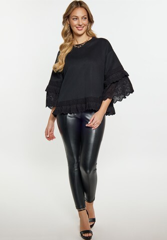 faina Sweatshirt in Schwarz