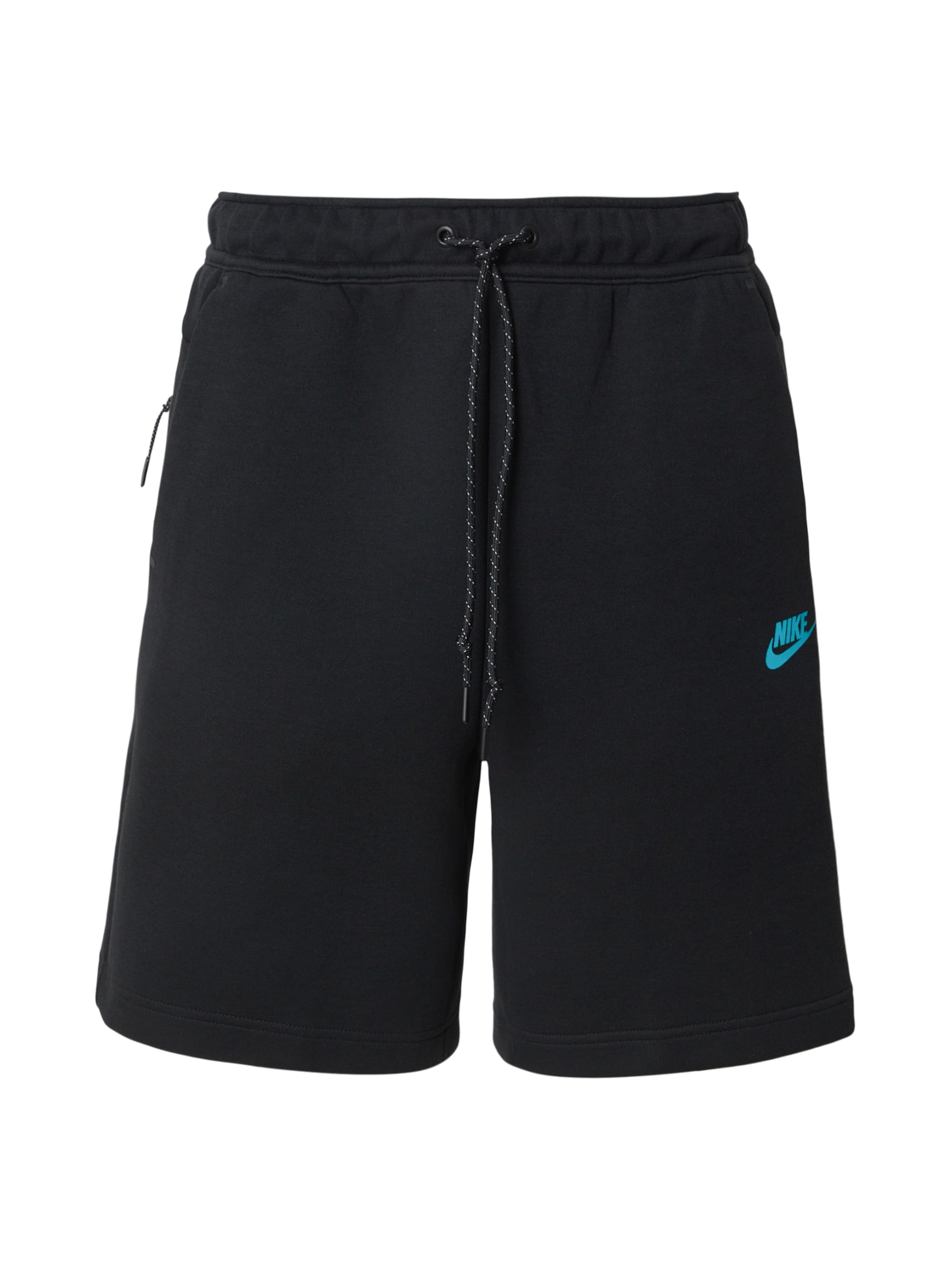 Nike Sportswear Trousers 'TCH FLC' in 29-30 in Aqua / Black, Item view