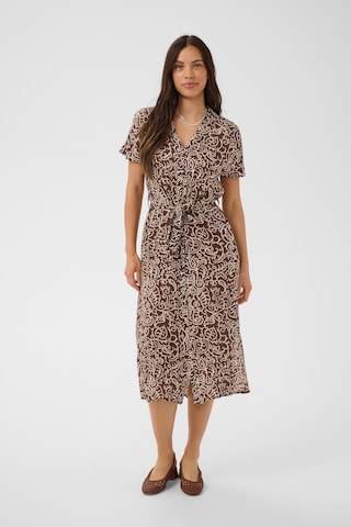 SAINT TROPEZ Jurk 'Vega' in Bruin