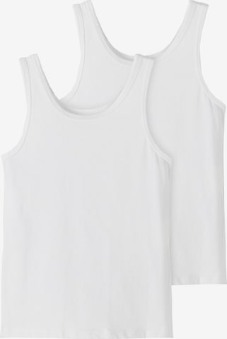 NAME IT - Camiseta térmica en blanco: frente