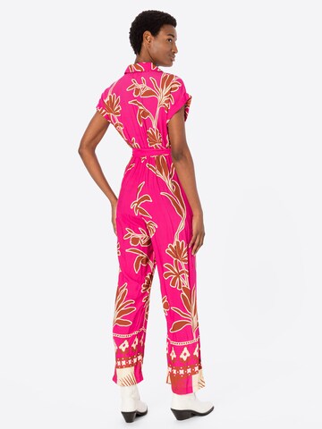 Tuta jumpsuit di Warehouse in rosa