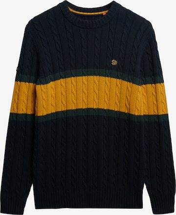 Superdry Trui in Blauw: voorkant