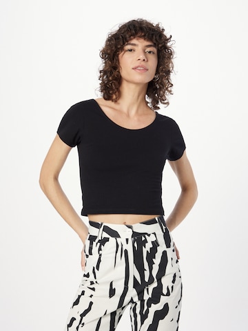 ABOUT YOU Shirt 'Lilou' in Zwart: voorkant