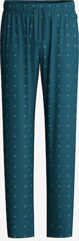 CALIDA Pyjamabroek 'RMX Sleep Superlight' in Groen: voorkant