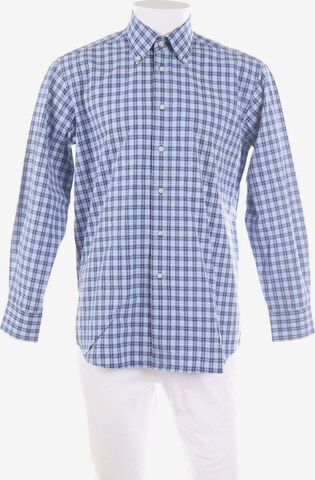Christian Berg Button Up Shirt in M in Blue: front