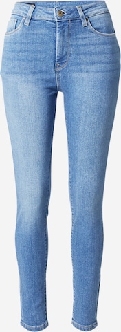 Coupe slim Jean Pepe Jeans en bleu : devant