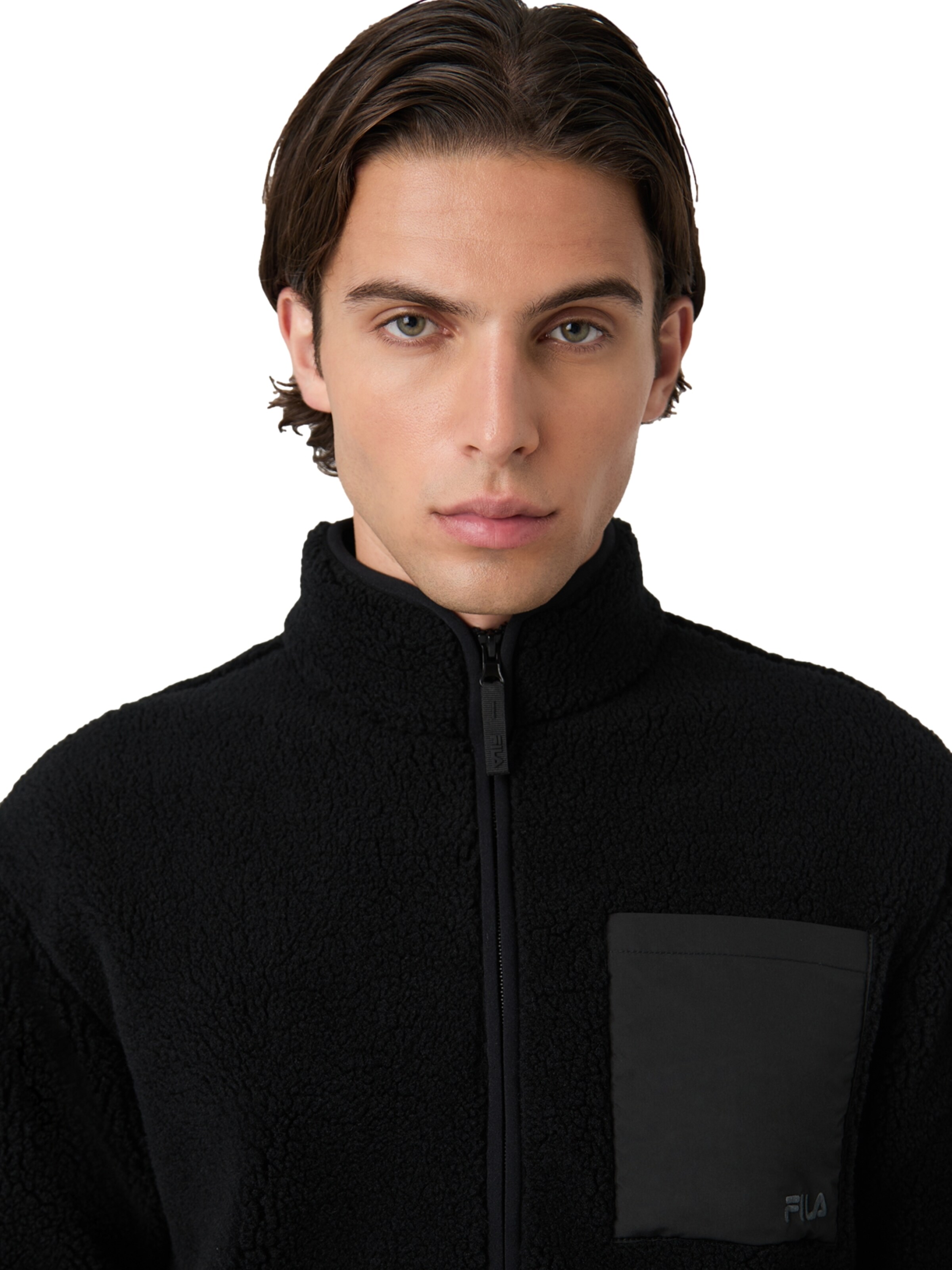 FILA Fleecejakke 'VALGRANA' i sort