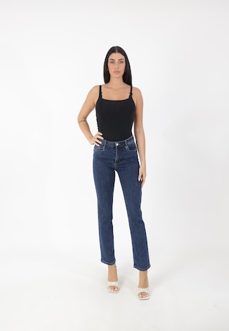Elara Flared Jeans in Blue