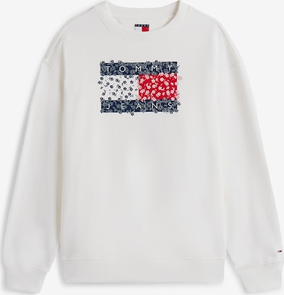 Tommy Jeans Sweater majica u mornarsko plava / crvena / bijela, Pregled proizvoda