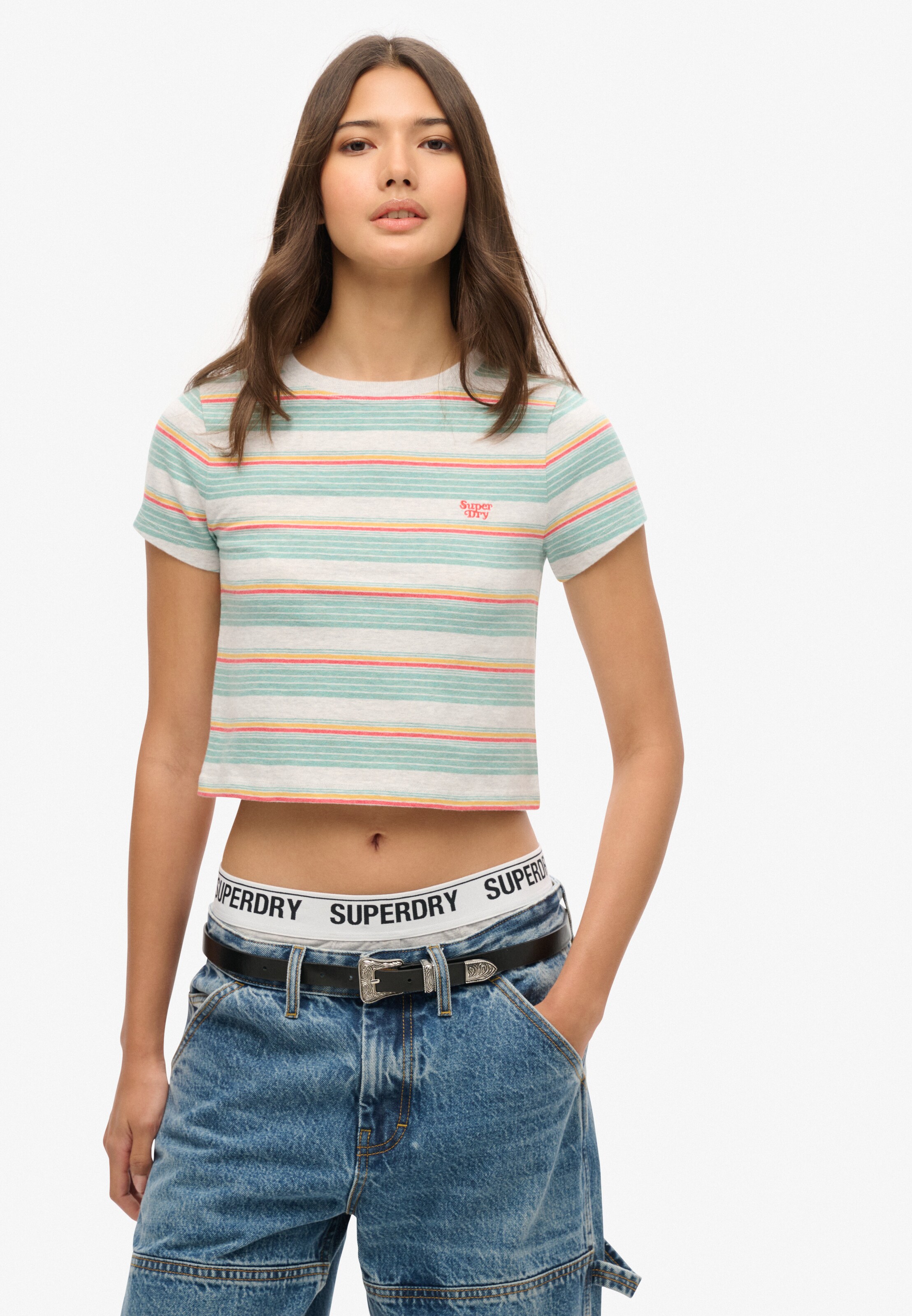 T-shirt Superdry & Co en bleu : devant