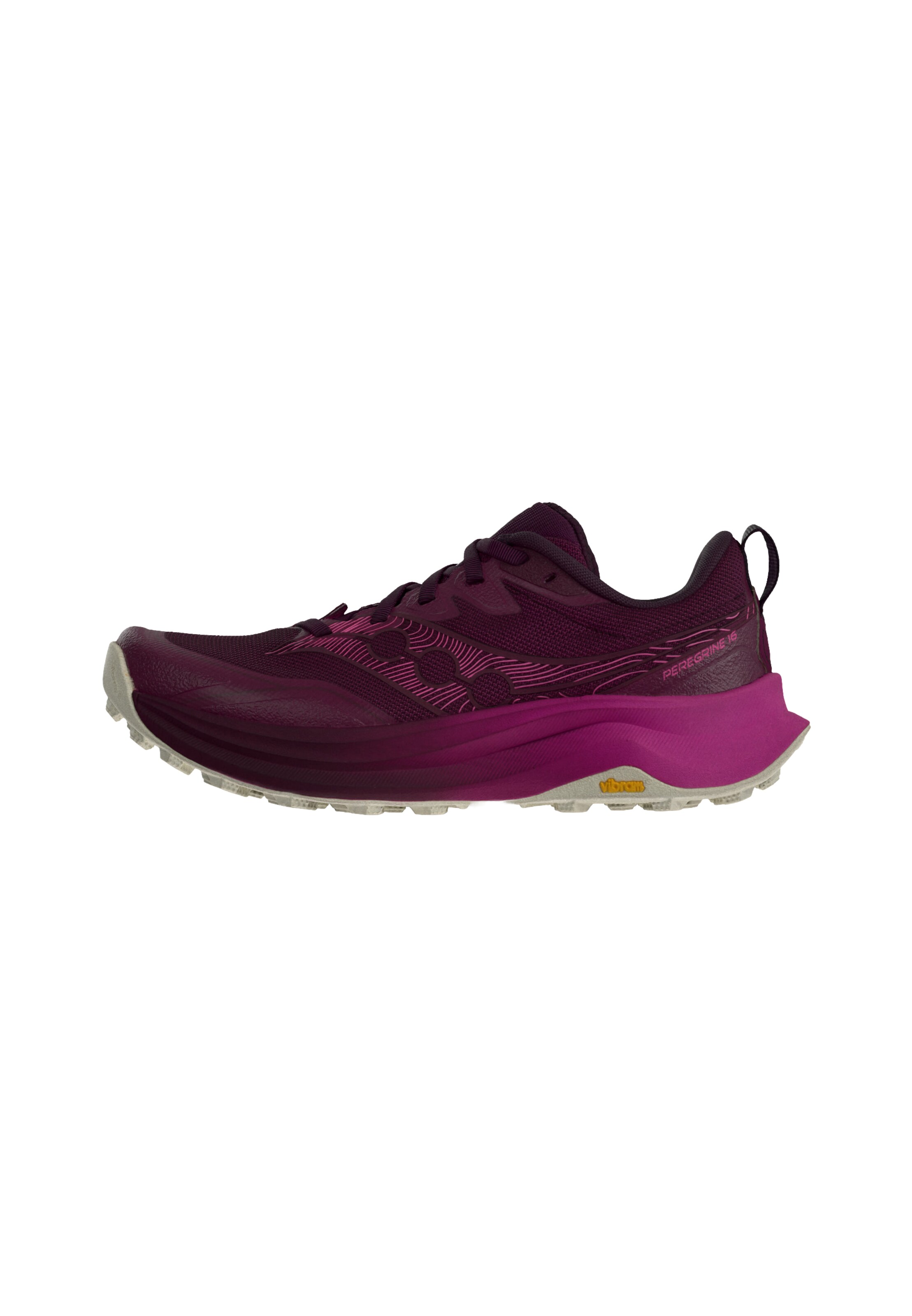 Chaussure de course 'PEREGRINE 16' saucony en violet : devant