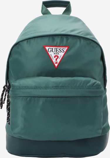 GUESS Reppu koossa One Size värissä jade / kuusi / punainen / valkoinen, Tuotenäkymä