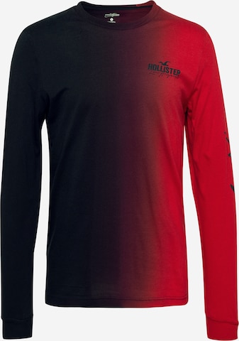 HOLLISTER Majica | rdeča barva: sprednja stran